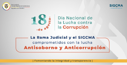 Día Nacional de Lucha Contra la Corrupción - Agosto 18